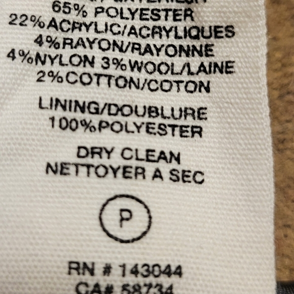 Avec Les Filles Black & Gold Star Pea Coat | Size Large - Picture 6 of 6